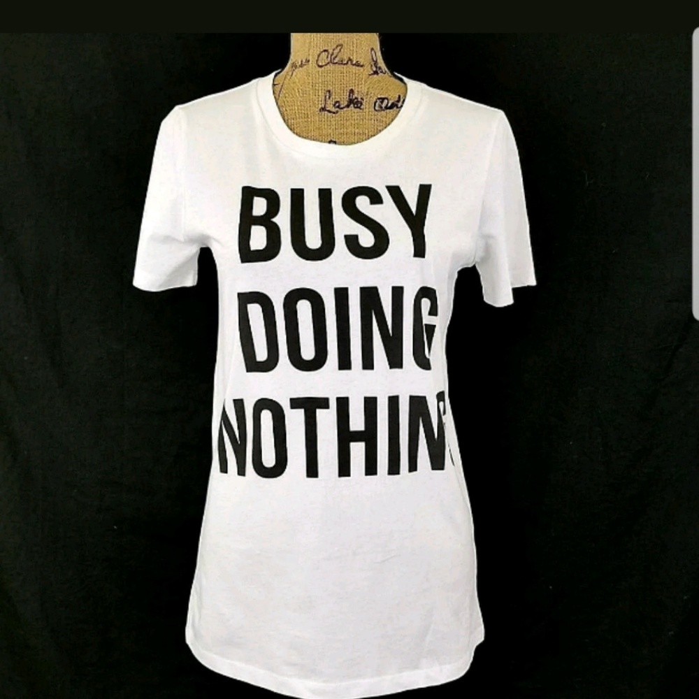 Graphic T Shirt Busy doing nothing BC06